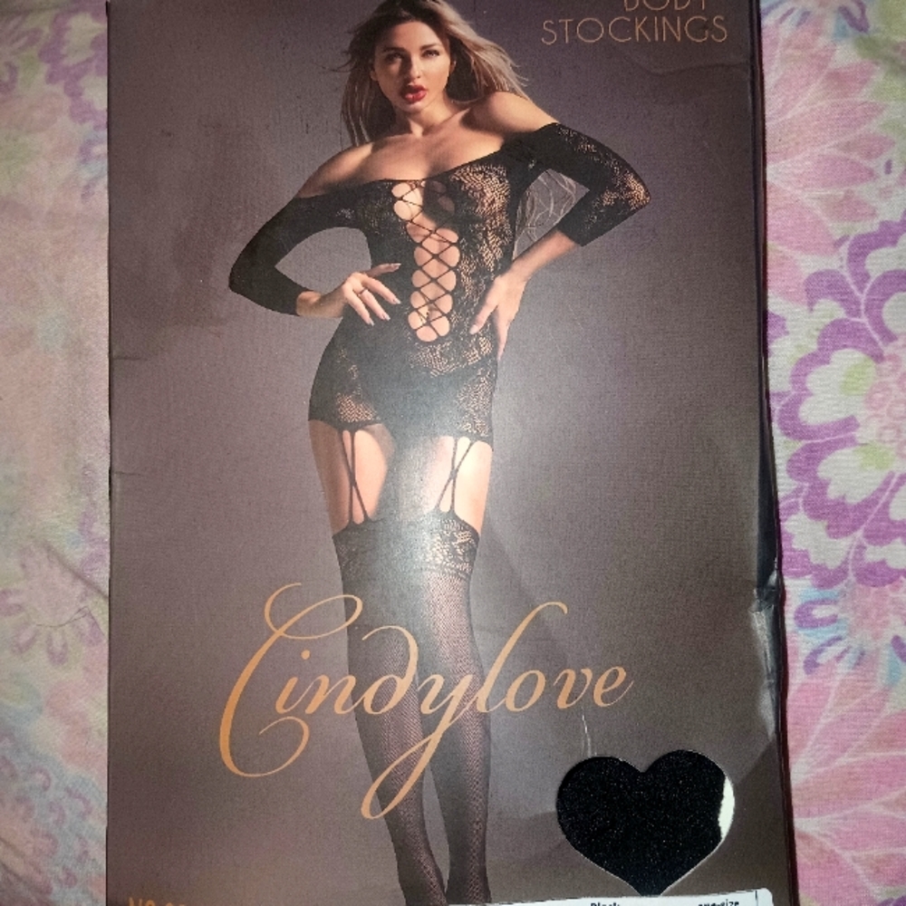 Body stocking, one size, black